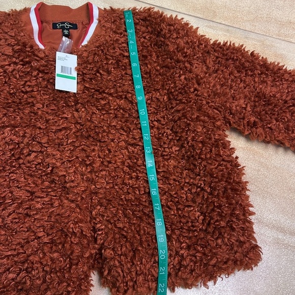 Jessica Simpson Women’s Kataleya Faux-Fur Jacket Size L - Picture 12 of 13